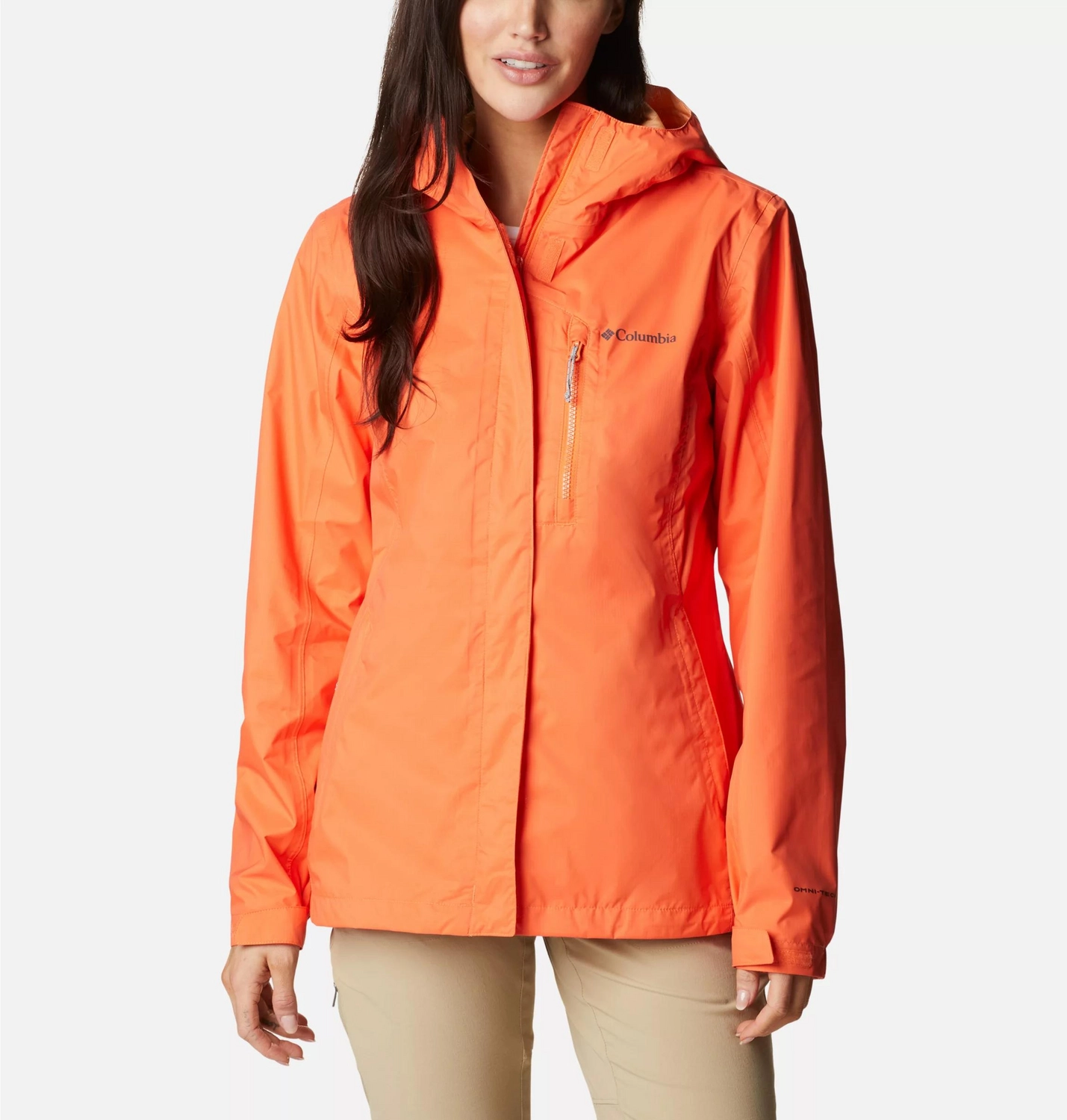 Imperméable Columbia Femme Pouring Adventure II Sunset Orange