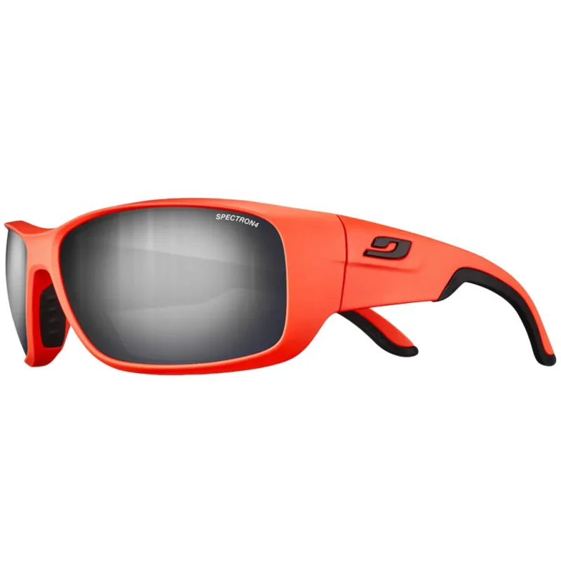 JULBO Run2 /mat orange fluo noir sp4 2024 Lunettes Glacier et Cat 4