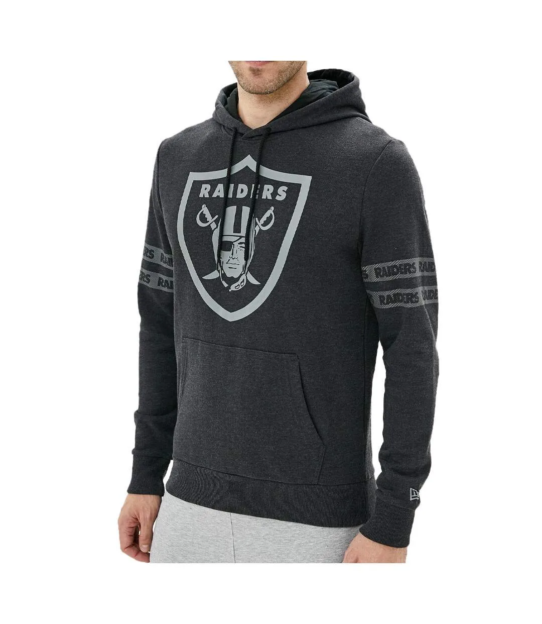 Las Vegas Raiders Sweat Anthracite Homme New Era NFL