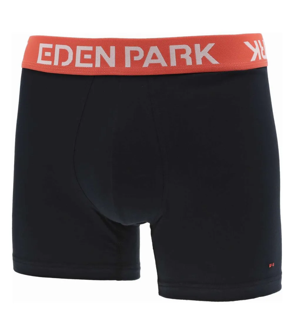 Lot de 2 boxers avec une coupe fermée Eden Park en coton nuit