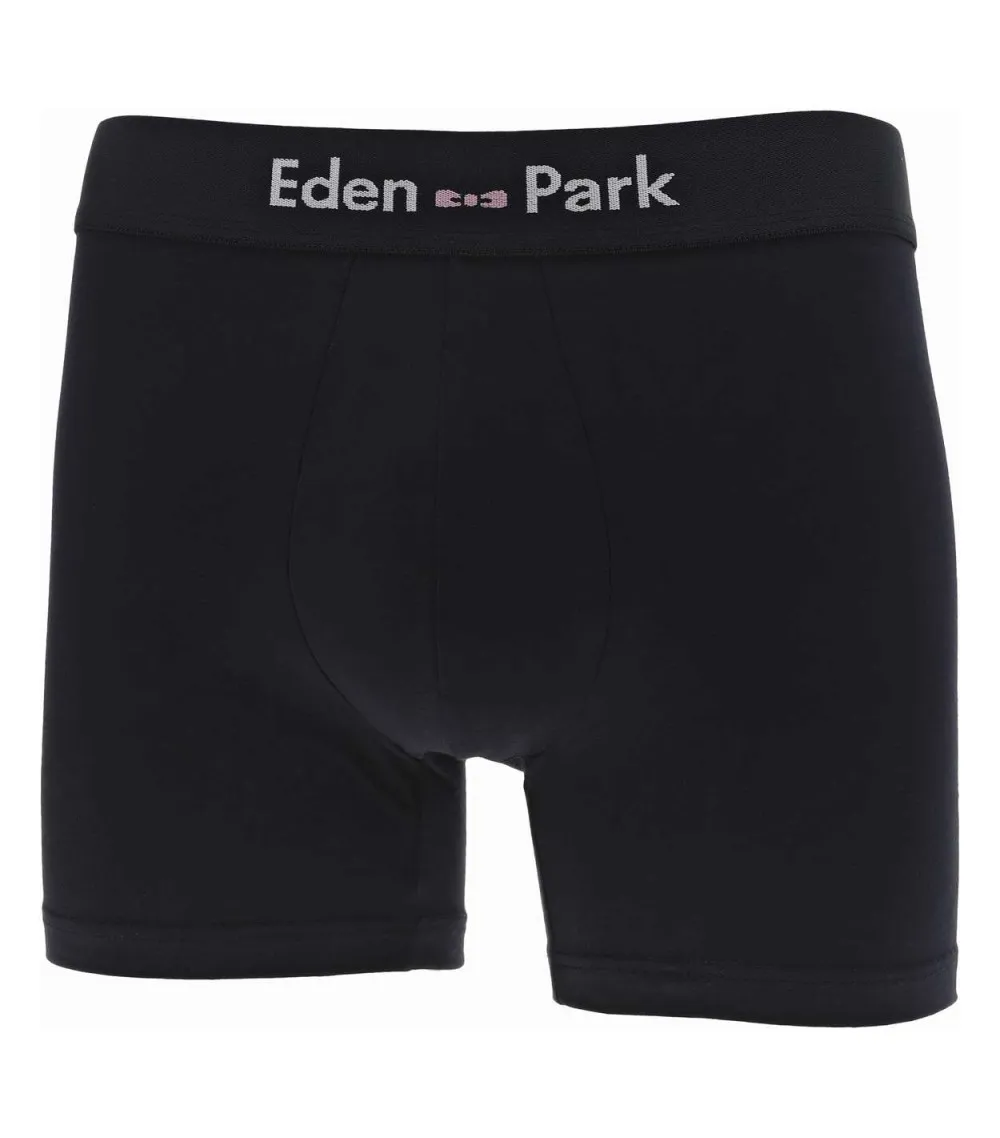 Lot de 2 boxers avec une taille élastiquée Eden Park en coton nuit