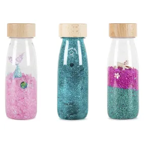 Lot de 3 Bouteilles Sensorielles Float & Sound - Turquoise Sirène Licorne