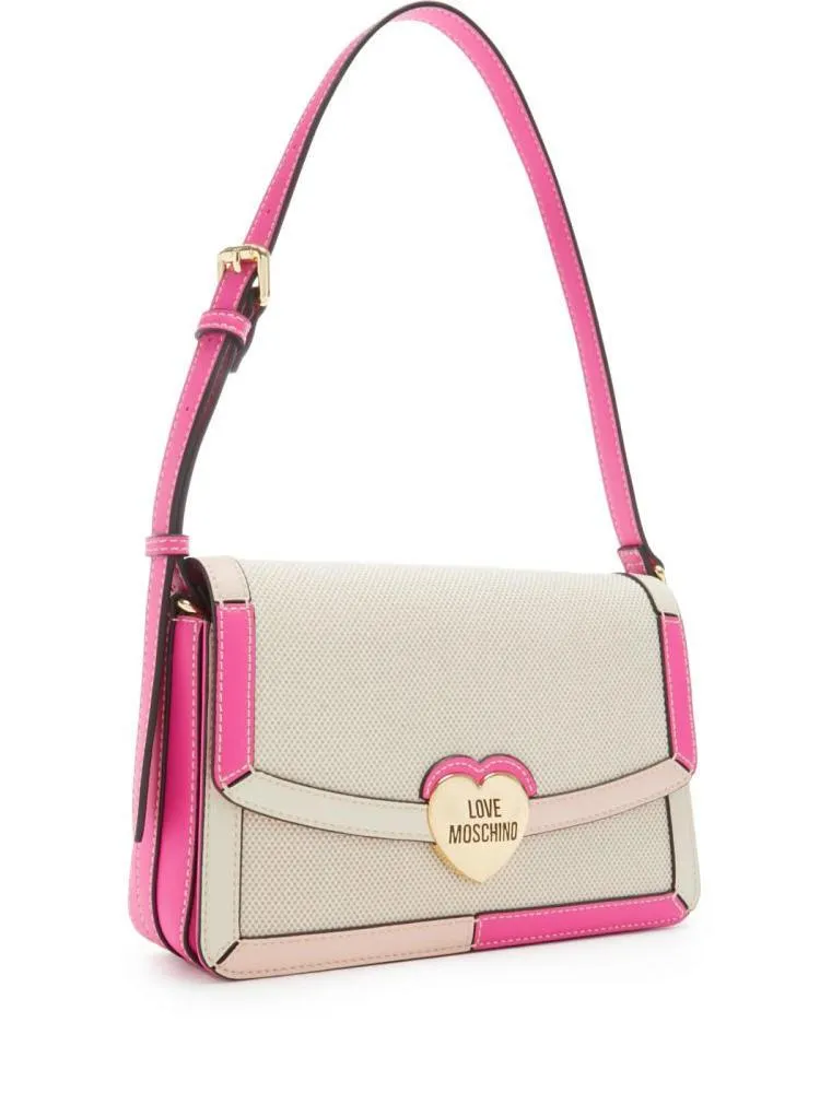 Love Moschino Love Selle  Sac D'épaule Naturel/Multi - Achetez À Prix Outlet!