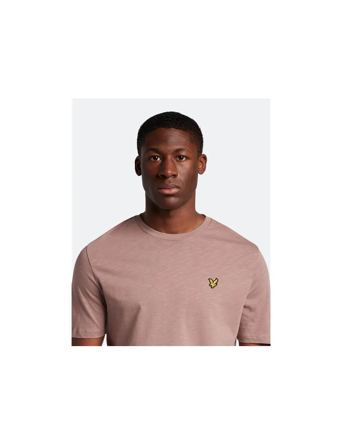 Lyle & Scott V1-Slub T-Shirt Homme Rose