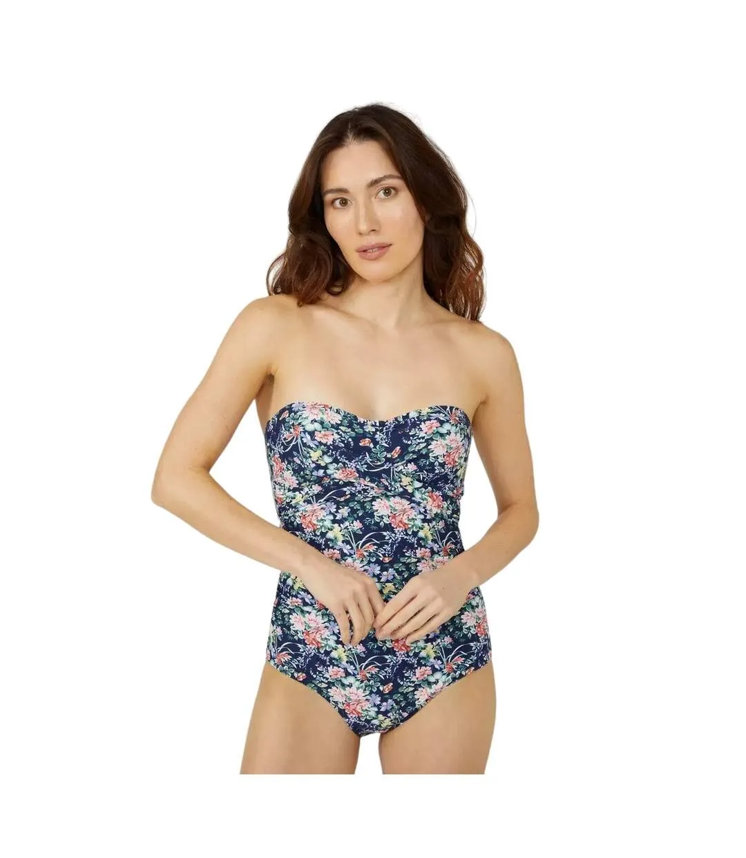 Maillot de bain 1 pièce femme bleu marine Debenhams