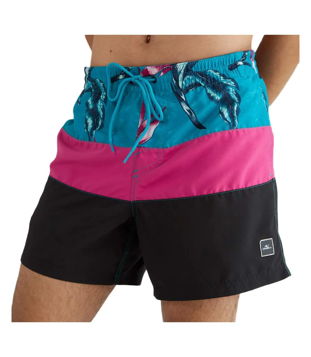 Maillot de bain Turquoise/Rose/Noir Homme O'Neill Frame