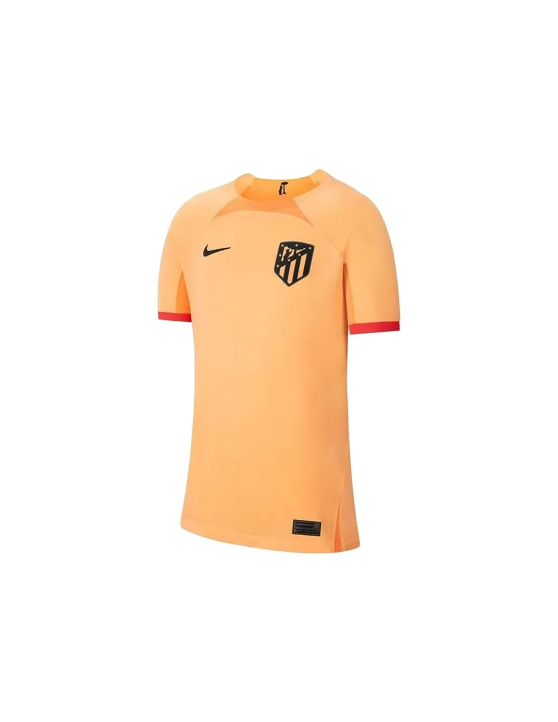 Maillot de football orange de l'Atletico Madrid Nike Maillot de football garçon de l'Atletico Madrid