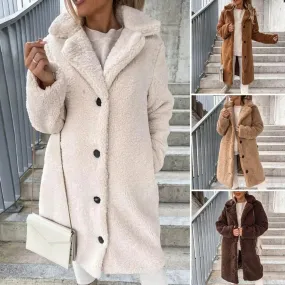 Manteau en peluche