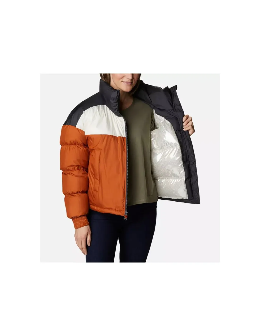 Mountain Jacket Columbia Pike Lake Orange Femmes