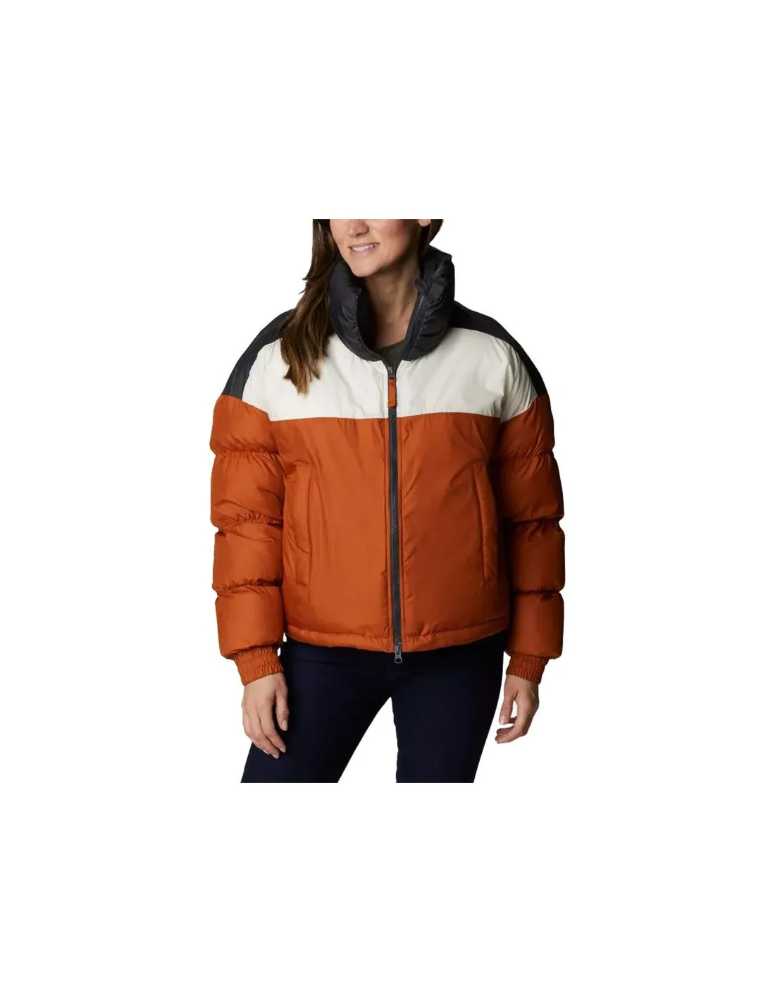 Mountain Jacket Columbia Pike Lake Orange Femmes