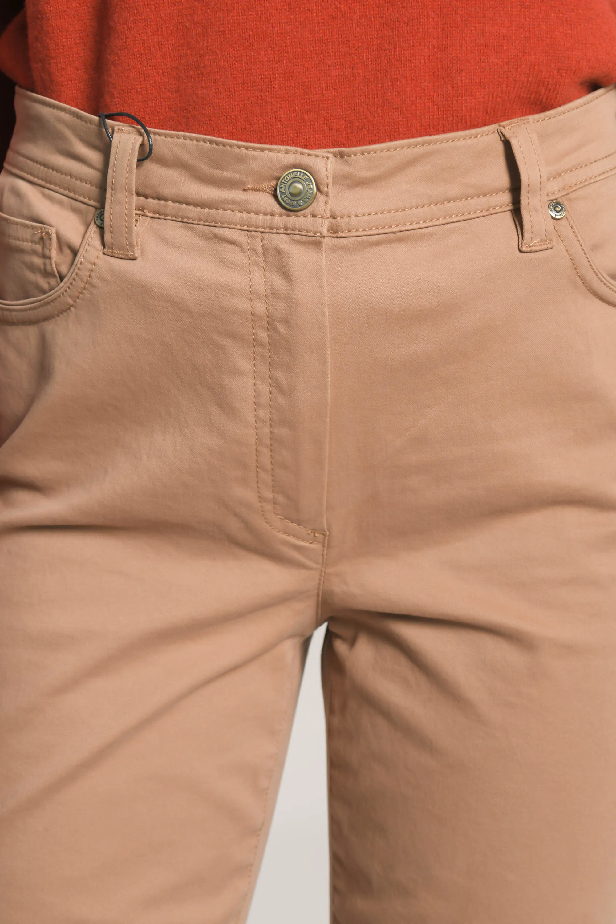 NUMI - PANTALON DROIT - CAMEL