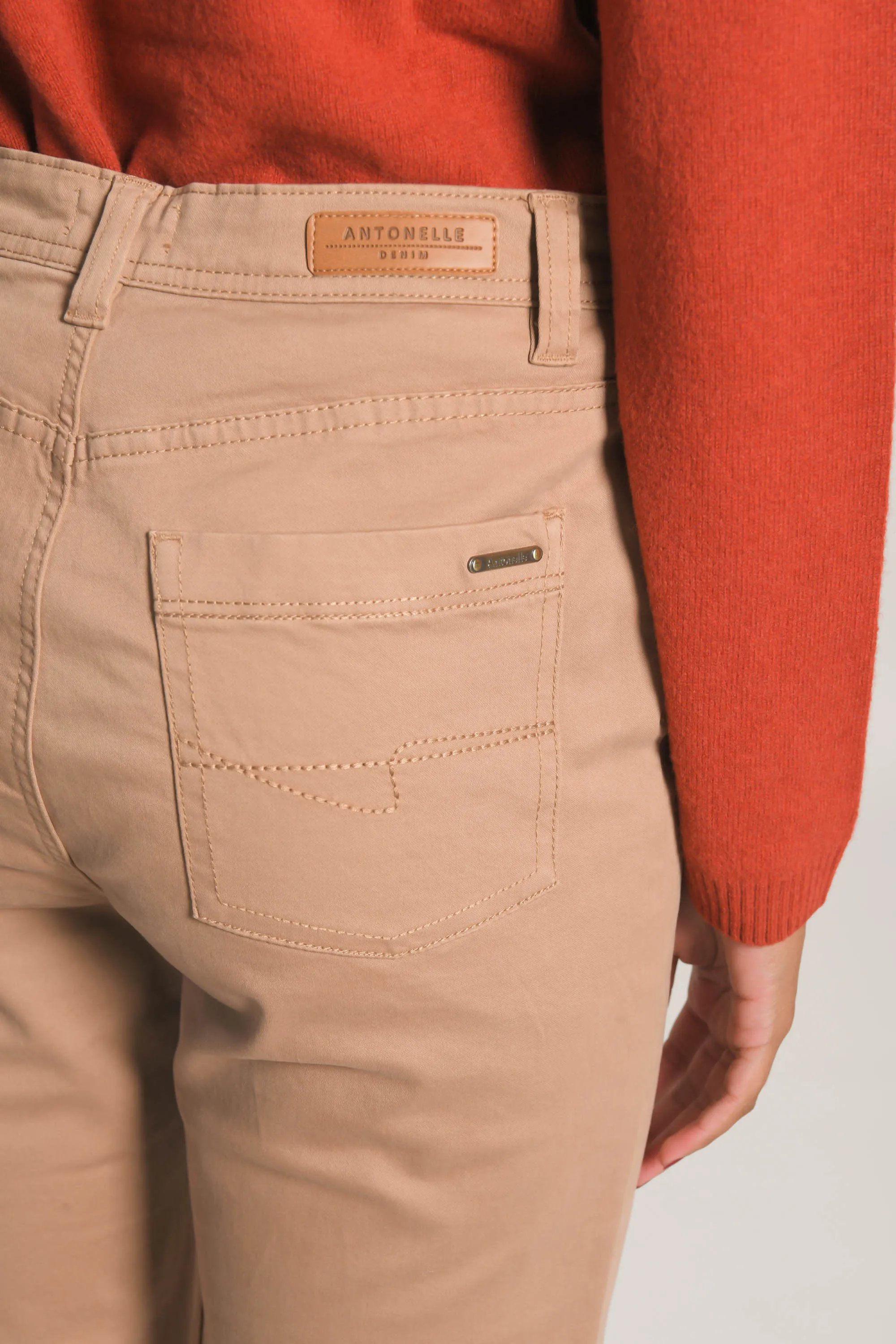 NUMI - PANTALON DROIT - CAMEL