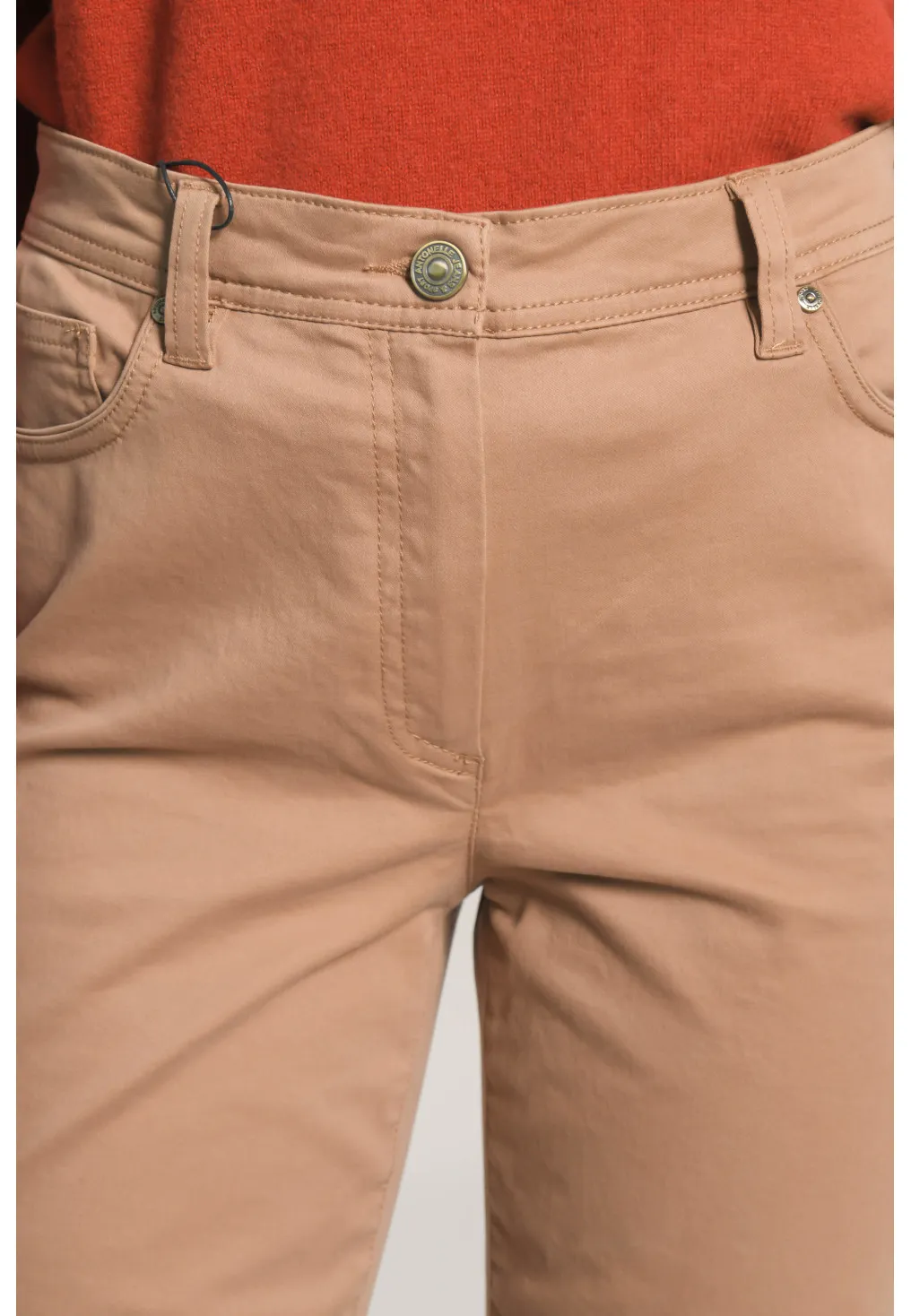 NUMI - PANTALON DROIT - CAMEL