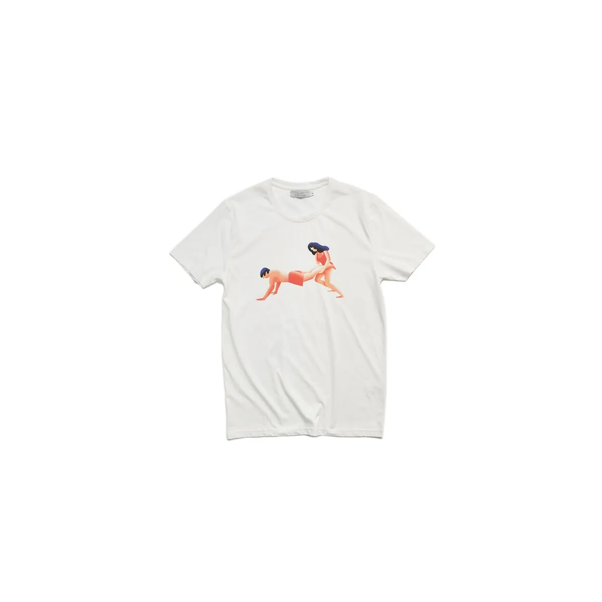 Olow - Tee shirt blanc brouette