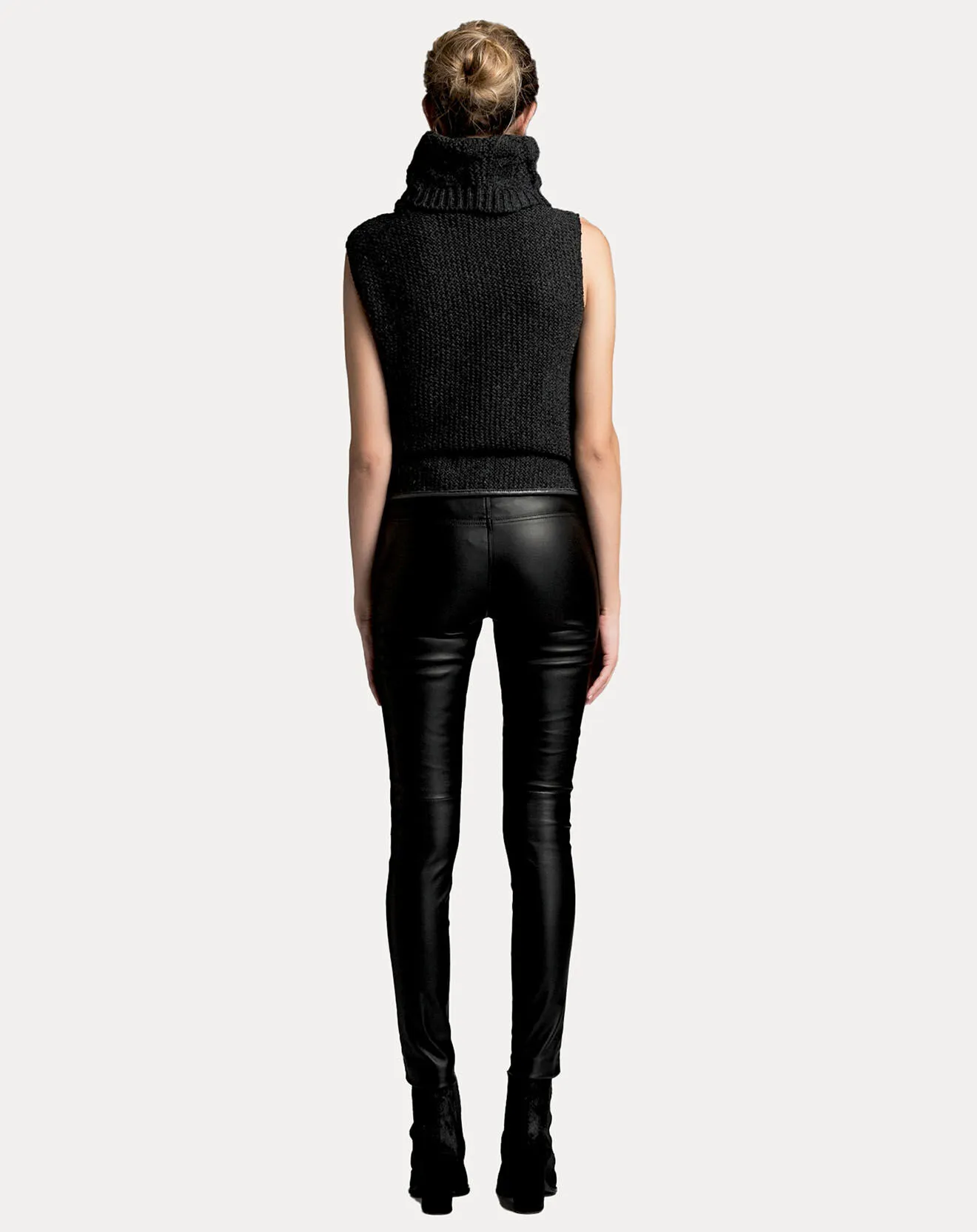 Pantalon 100% Cuir noir