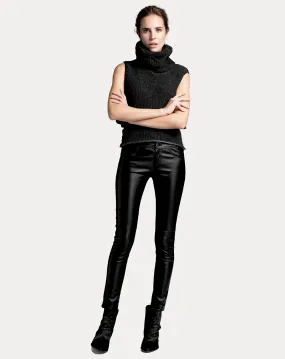 Pantalon 100% Cuir noir