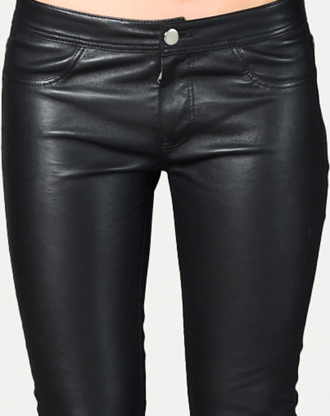 Pantalon 100% Cuir noir