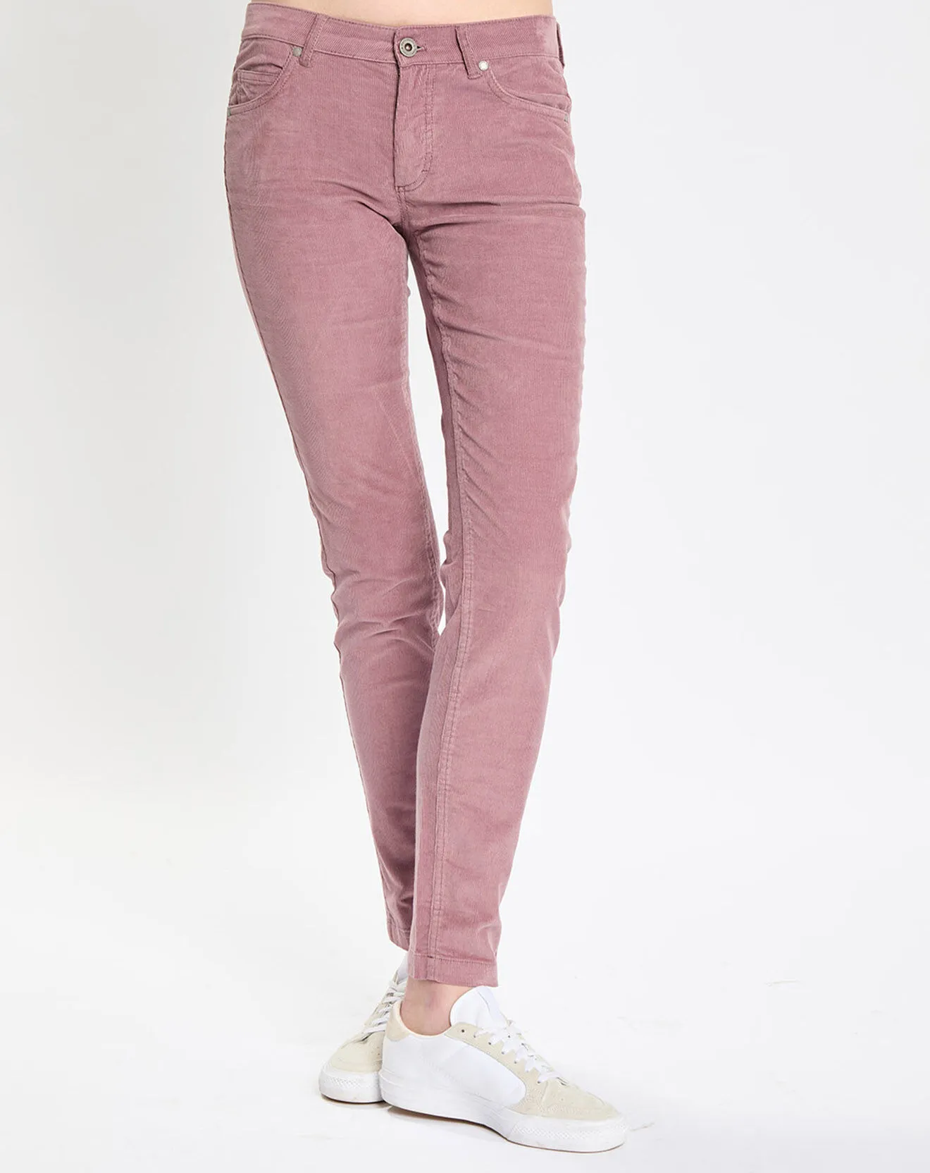 Pantalon en Velours côtelé Lulea rose