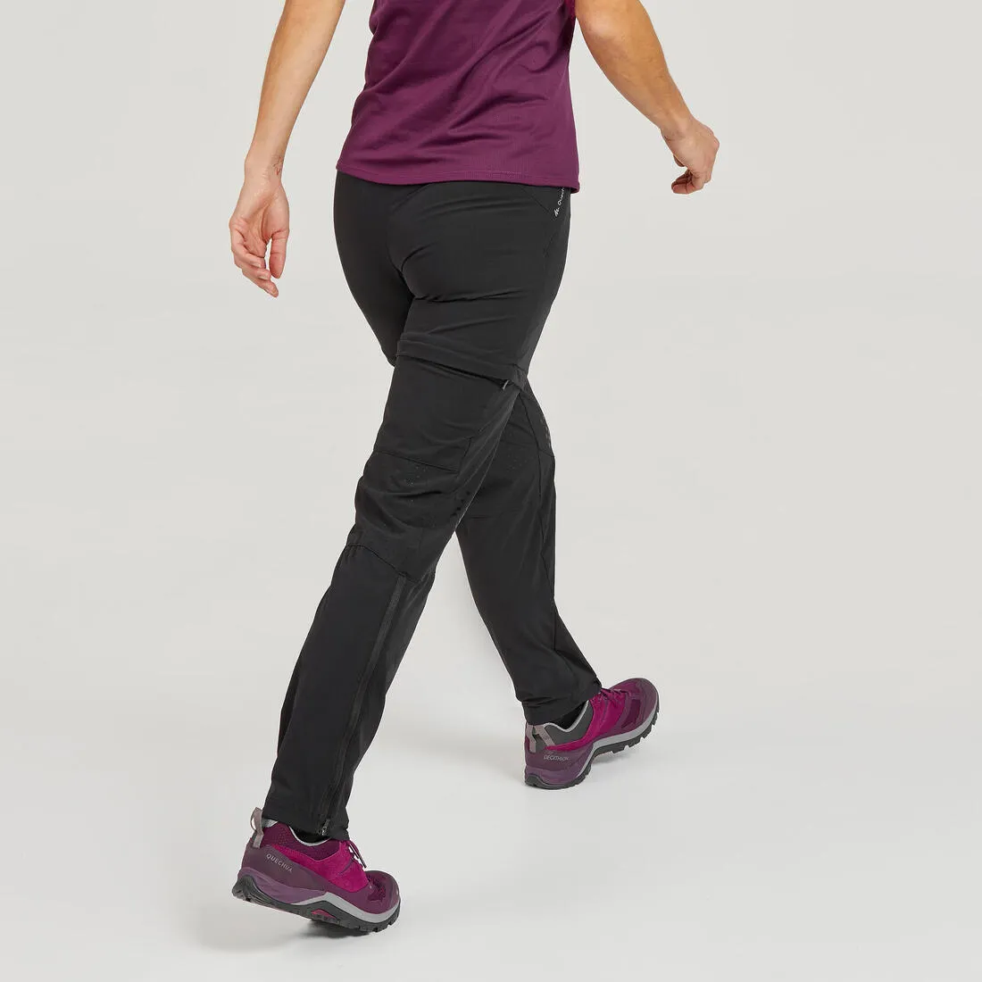 Pantalon modulable de randonnée montagne - MH550 - Femme