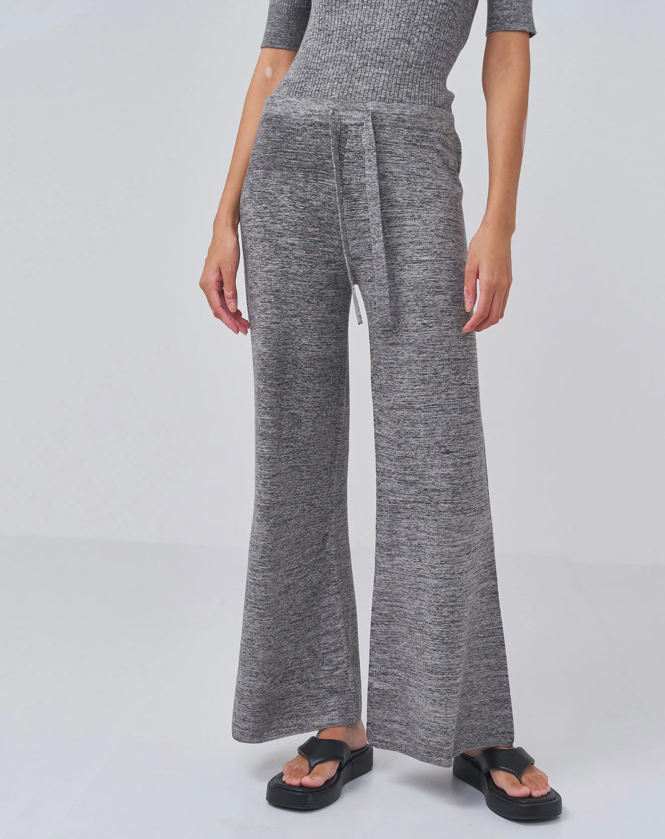 Pantalon Rib Flare slate