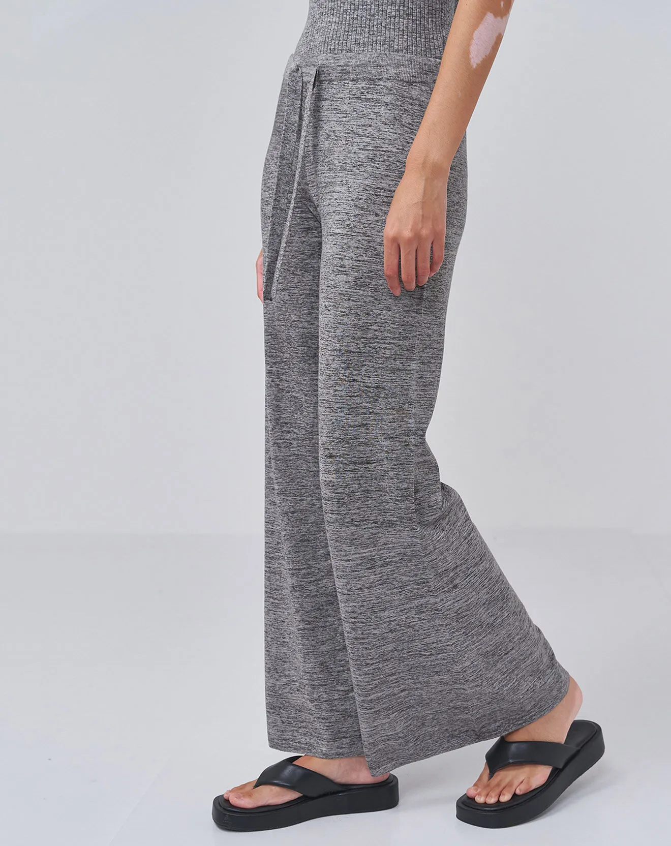 Pantalon Rib Flare slate