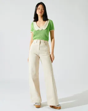 Pantalon Summer Denim crème