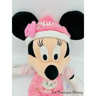 Peluche Minnie Marie Les Aristochats Disneyland Paris Disney combinaison chat blanc rose 42 cm