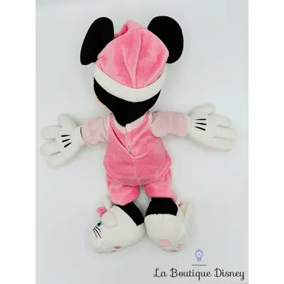 Peluche Minnie Marie Les Aristochats Disneyland Paris Disney combinaison chat blanc rose 42 cm