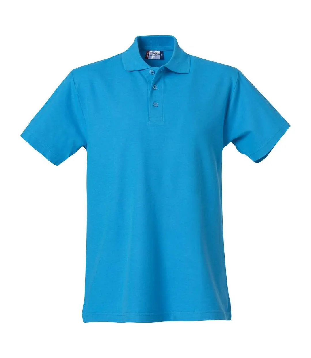 Polo basic homme turquoise vif Clique