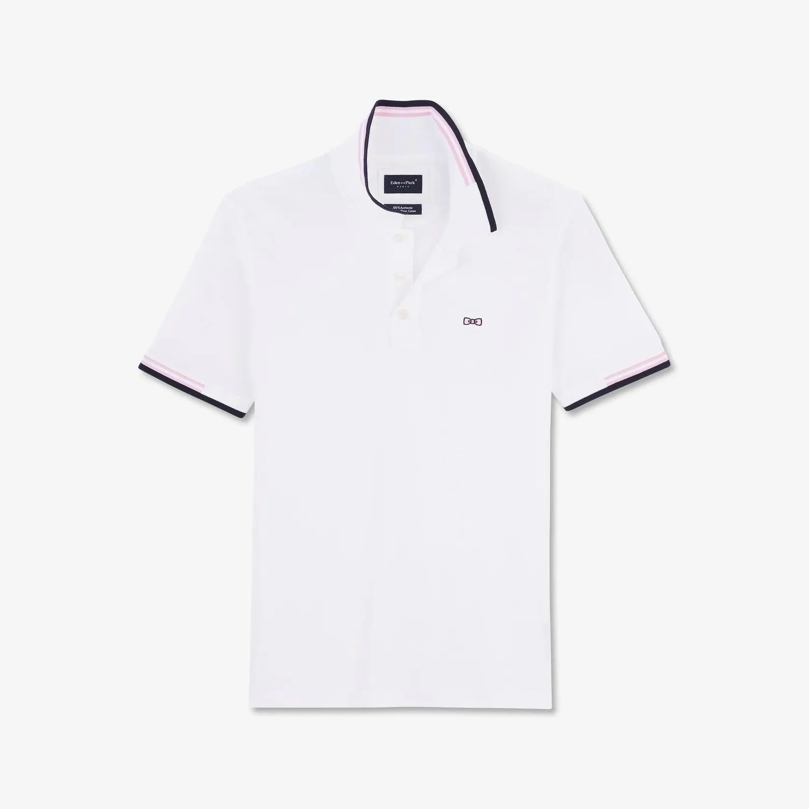 Polo Eden Park blanc en coton