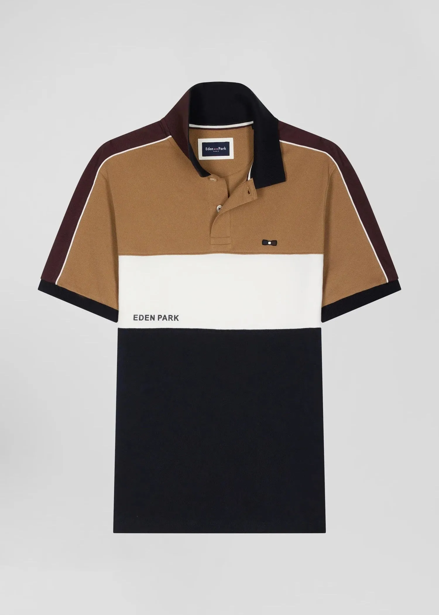 Polo Eden Park marron