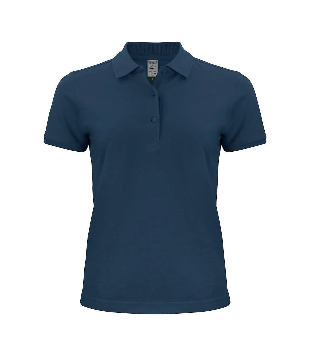 Polo femme bleu marine foncé Clique