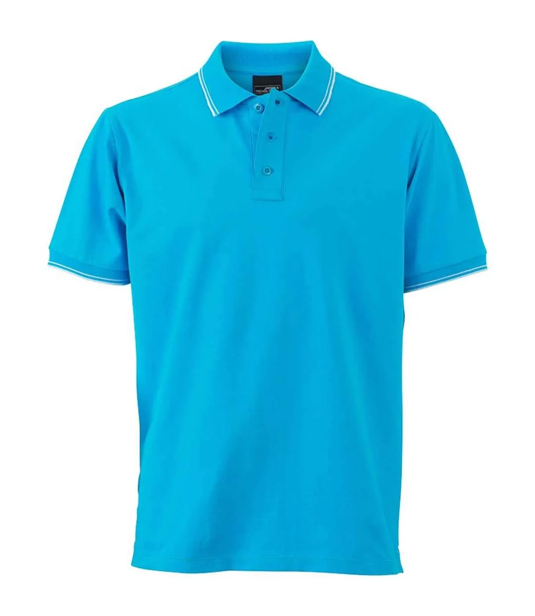 Polo homme - JN986 - bleu turquoise