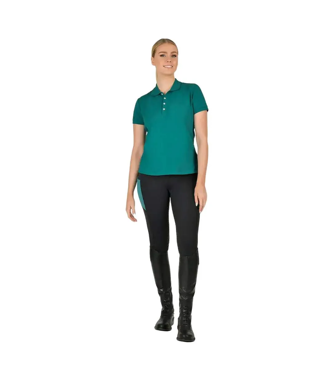 Polo lauren femme bleu canard Dublin