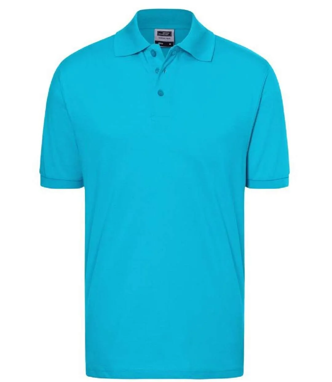 Polo manches courtes - Homme - JN070C - bleu turquoise