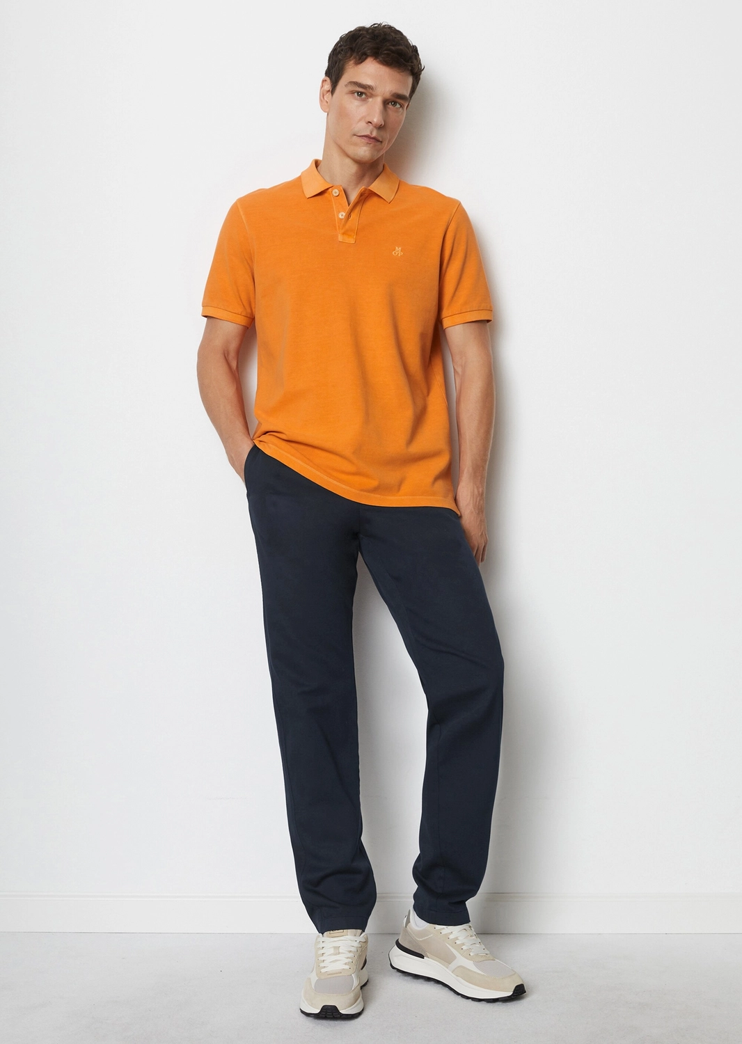 Polo Marc O'Polo Homme 422226653000 Orange Burst