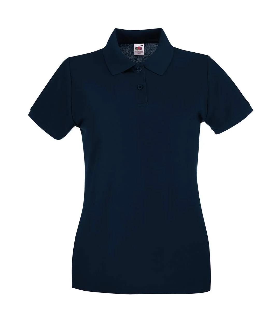 Polo premium femme bleu marine foncé Fruit of the Loom