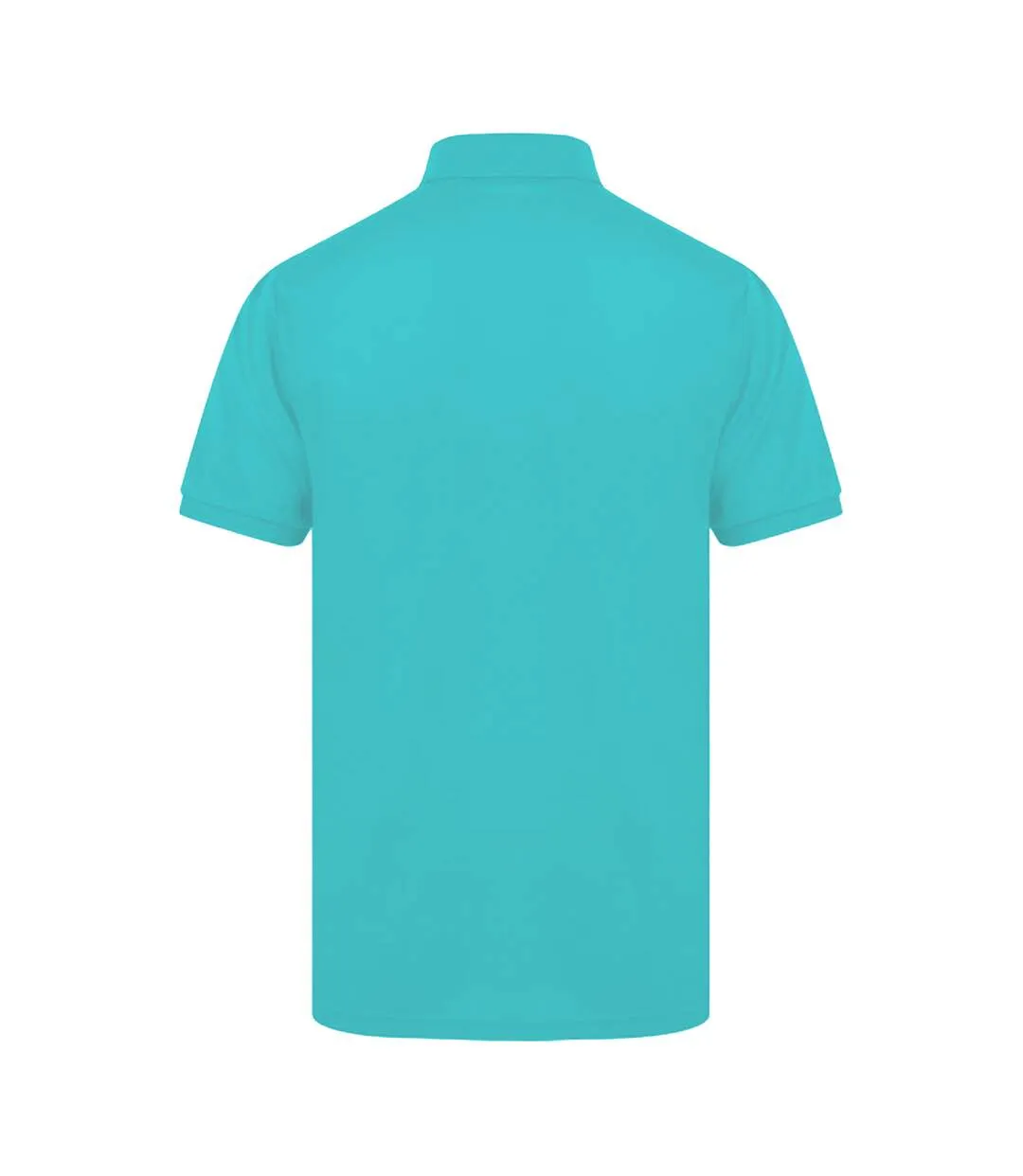 Polo à manches courtes homme turquoise Henbury