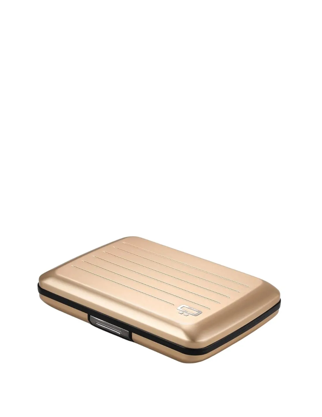 Porte-cartes en aluminium Ogon Ref 59336 Rose Gold 7.6*10.9*2 cm