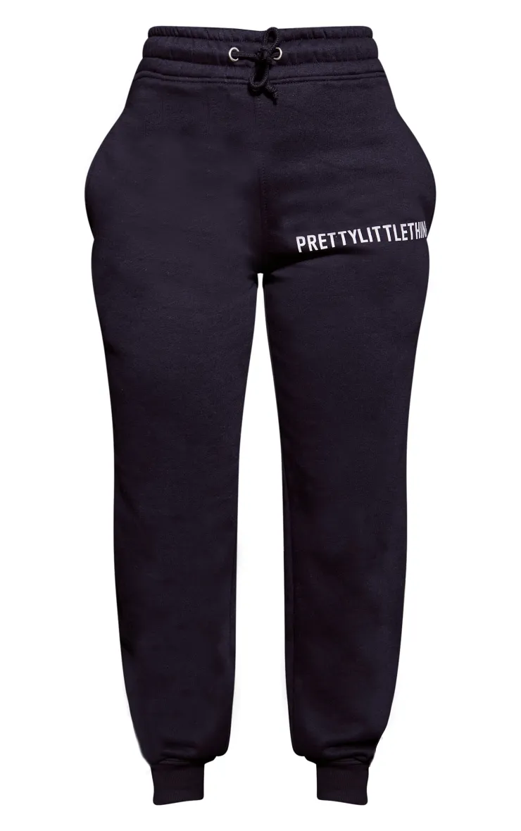 PRETTYLITTLETHING Jogging  bleu marine reserré  à taille haute