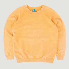 Raglan Crew Sweat Vintage Dye Mustard