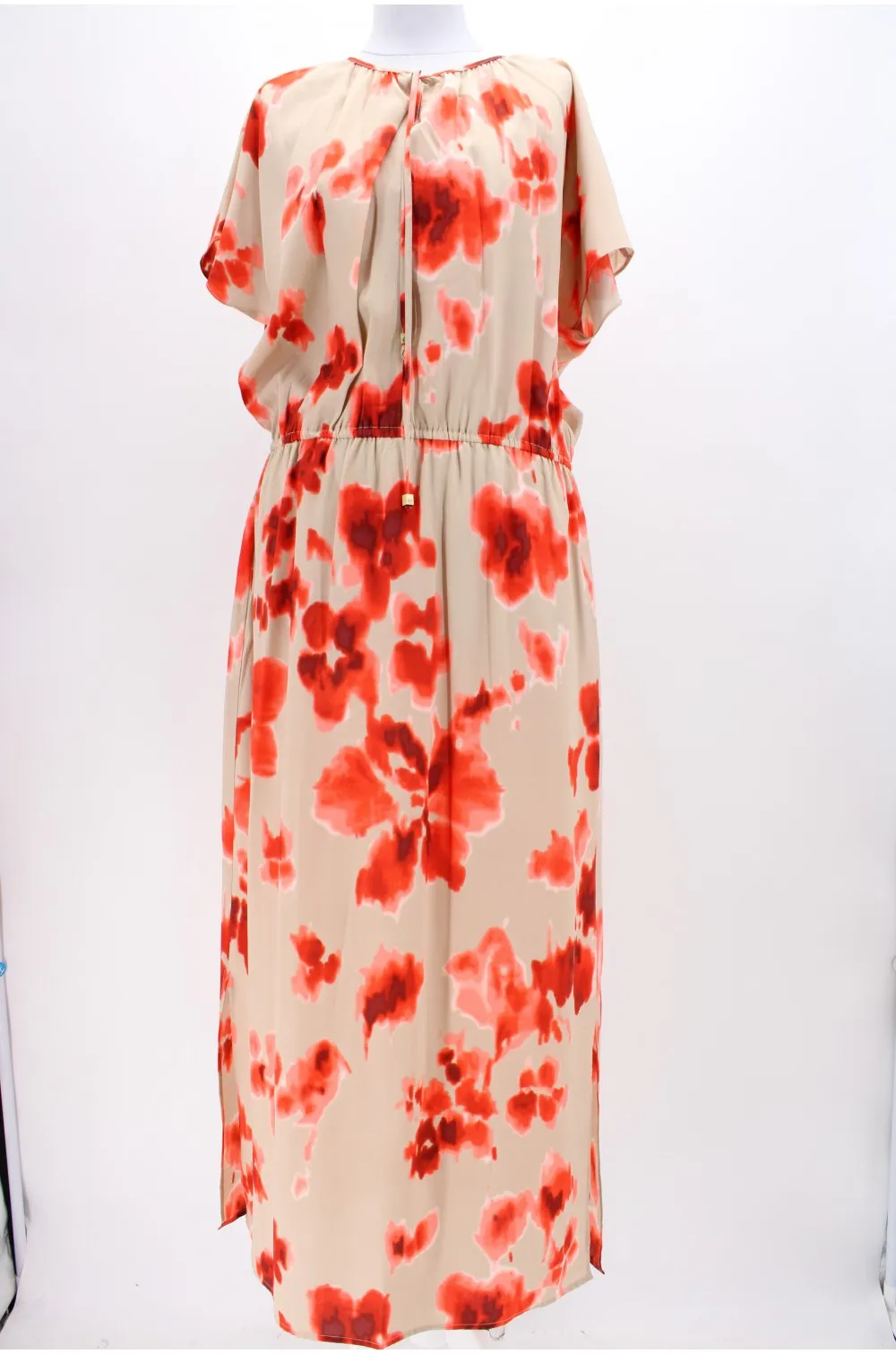 Robe Michael Kors beige orange / Vêtement d'occasion vintage friperie