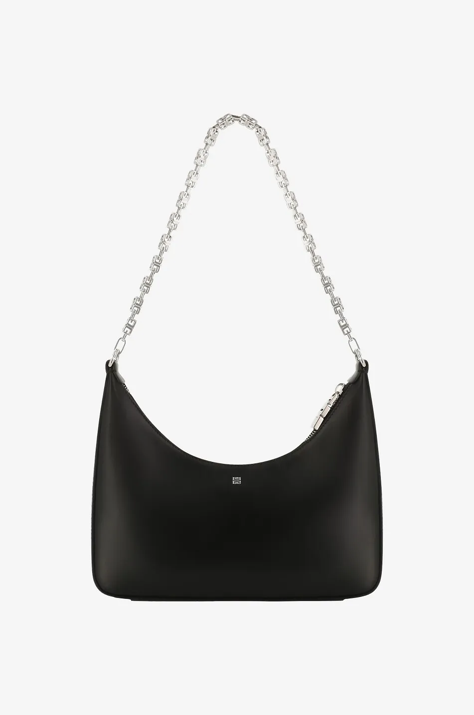 Sac porté épaule en cuir lisse Moon Cut Out Small