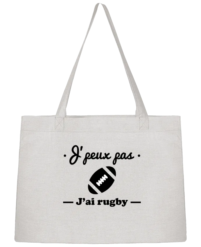 Sac Shopping J'peux pas j'ai rugby par Benichan