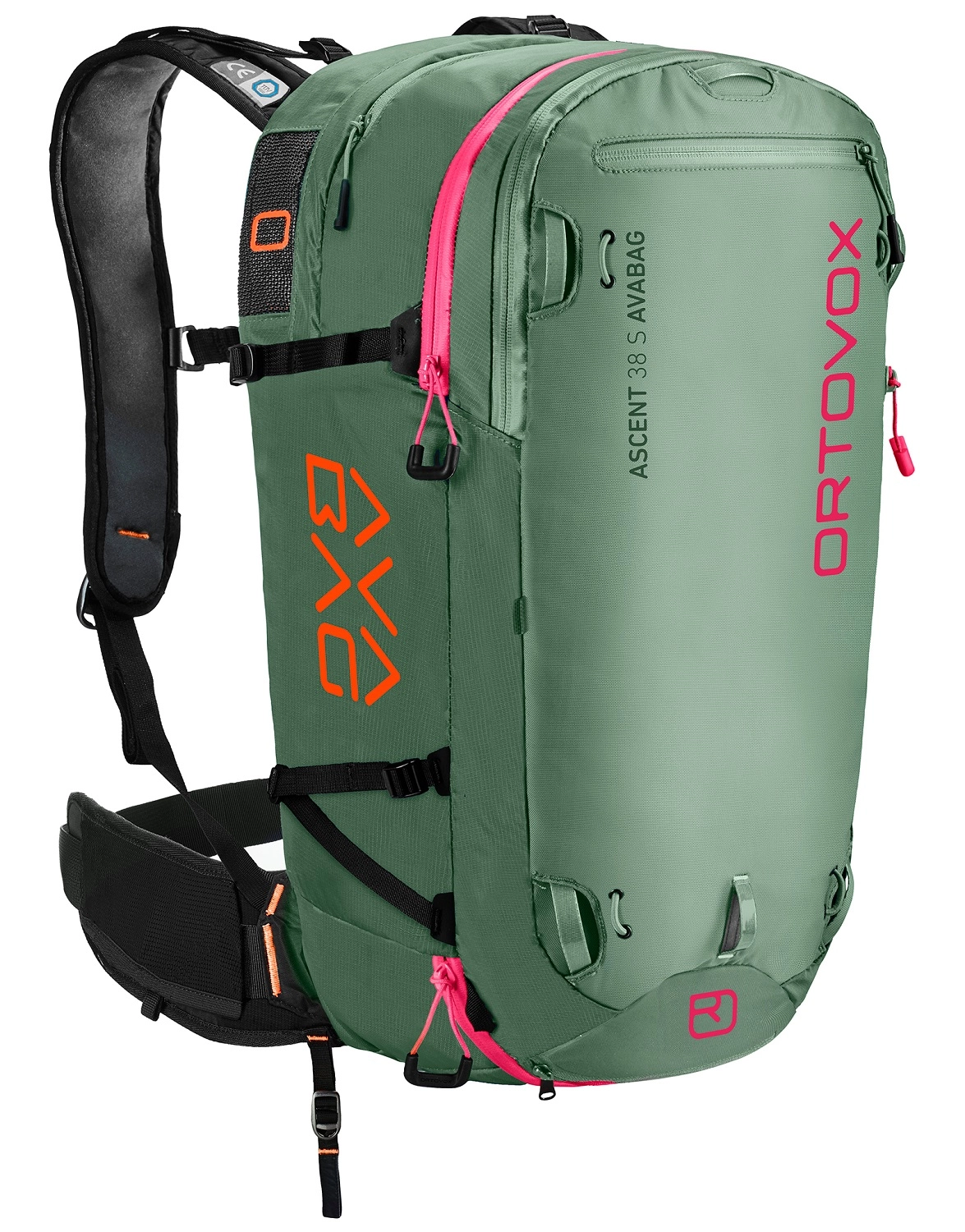 Sac à Dos de Ski Ortovox Ascent 38 S Avabag Kit green Isar (Airbag Inclus)