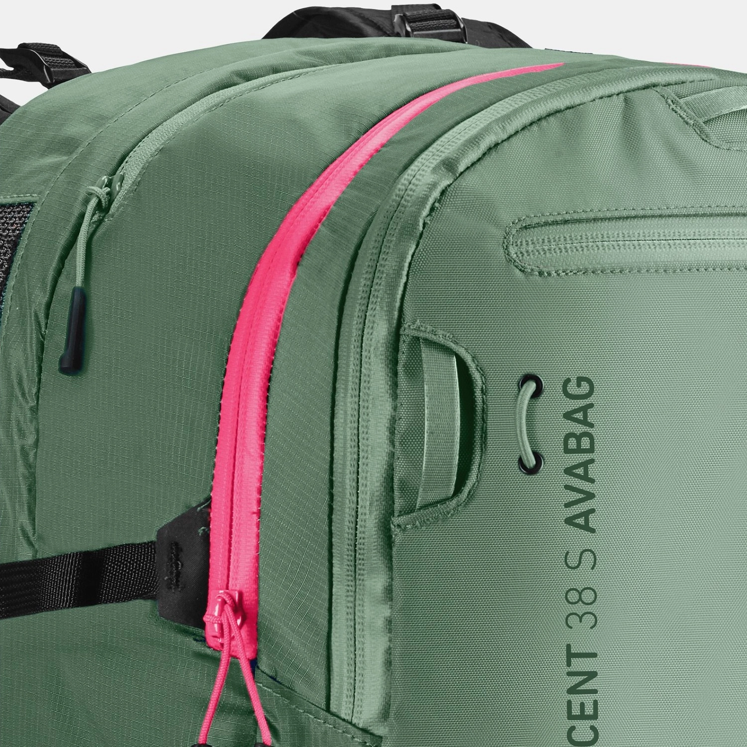 Sac à Dos de Ski Ortovox Ascent 38 S Avabag Kit green Isar (Airbag Inclus)