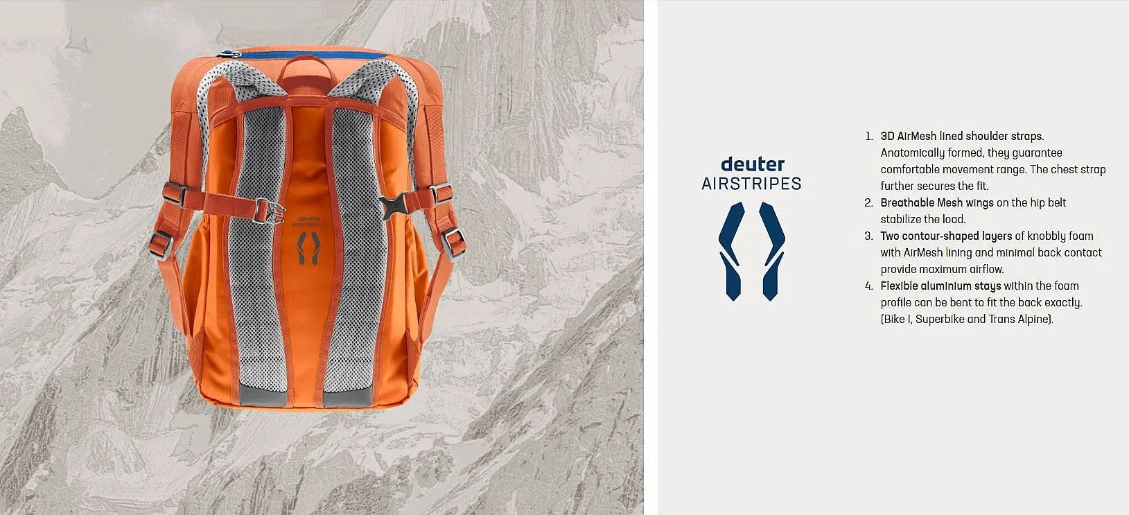 sac à dos Deuter Junior - Chestnut/Mandarine - unisex junior