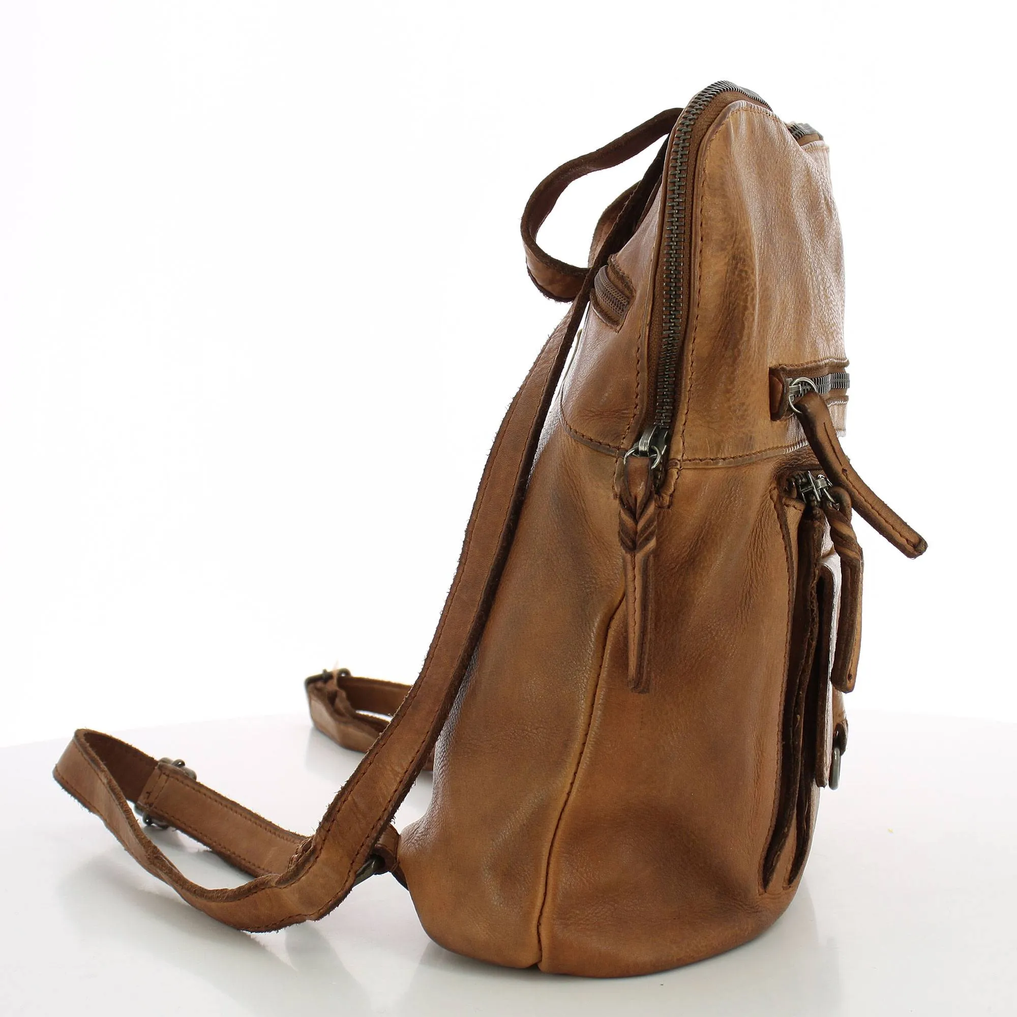 Sac à dos femme zippé Gianni Conti en cuir 4294867