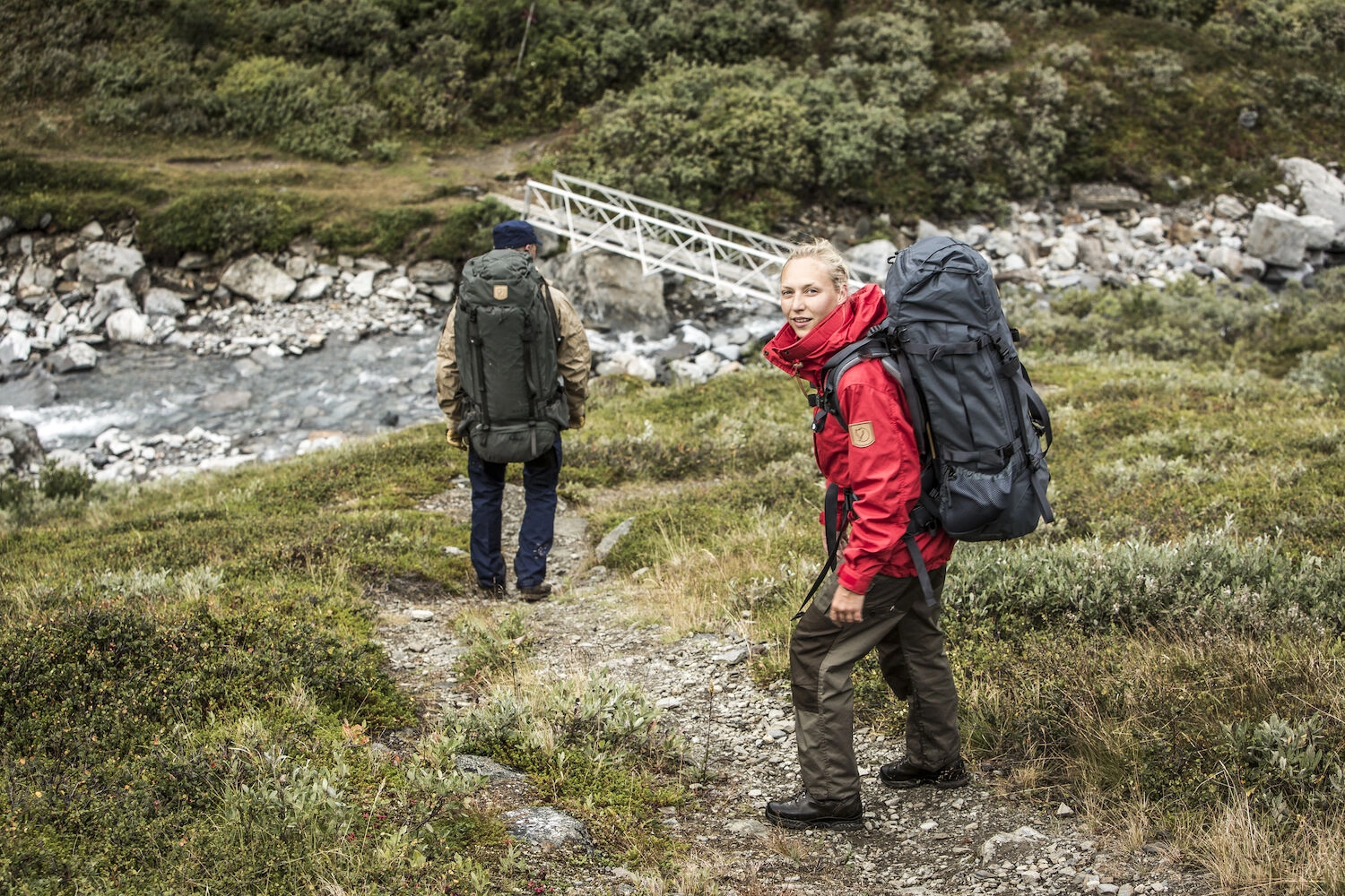 Sac à Dos Fjallraven Kajka 75 W Forest Green