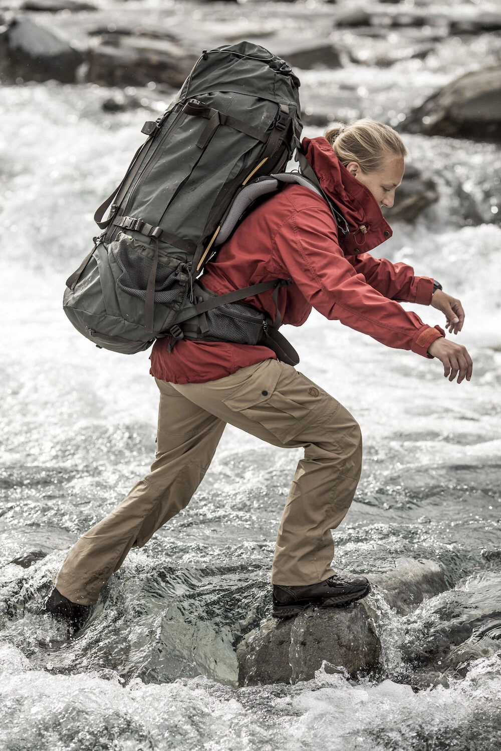 Sac à Dos Fjallraven Kajka 75 W Forest Green